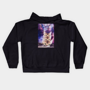 Star gazers cats Kids Hoodie